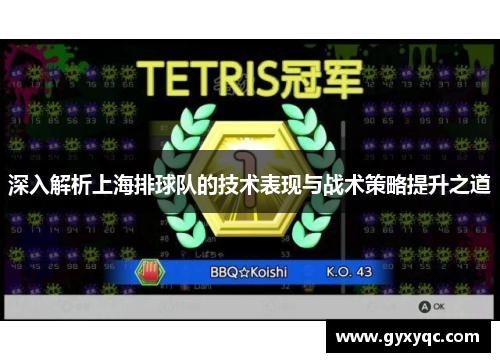 深入解析上海排球队的技术表现与战术策略提升之道